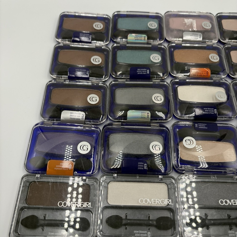 Lot Of 20 Vintage 2000"s Cover Girl Eye Enhancers Single Shadows Various Colors - Picture 7 of 16